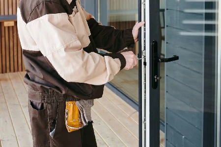 Cleaning And Polishing Glass Door Installation in Maitland, FL